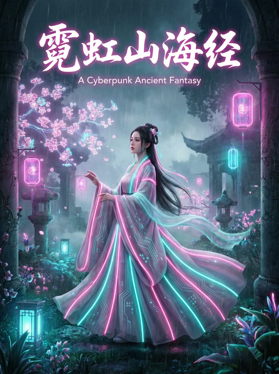 魔兽 迅雷下载 古风奇缘短剧 - 霓虹山海经海报